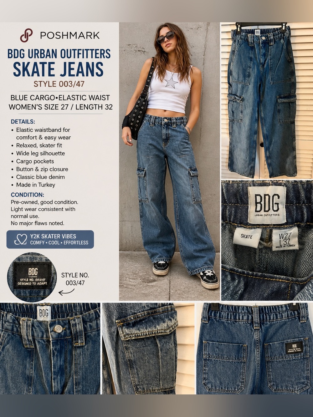 BDG Urban Outfitters Skater Jeans 27/32 - Picture 2 of 7